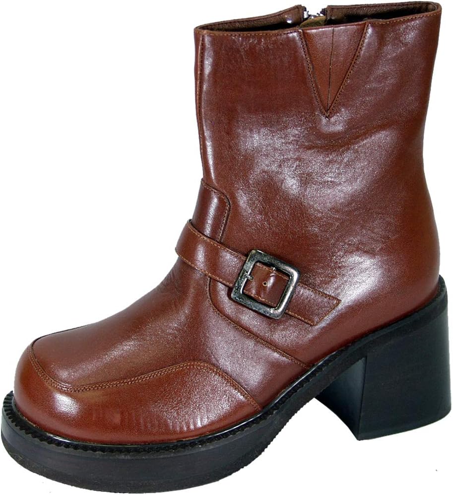 

Мужские кожаные ботинки Peerage Tony, средняя ширина, 7 дюймов, комфорт, коричневый