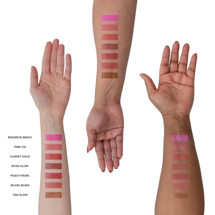 Румяна Nudies Matte + Glow Core All Over Face Blush Color Magenta Magic 1 Count — фото 3