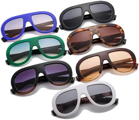 

Популярные модные солнцезащитные очки для женщин, ретро, ​​двухцветные, мужские панк-очки, градиентные, с защитой от УФ-излучения UV400 MTZJH, Leopard Tea Gradient