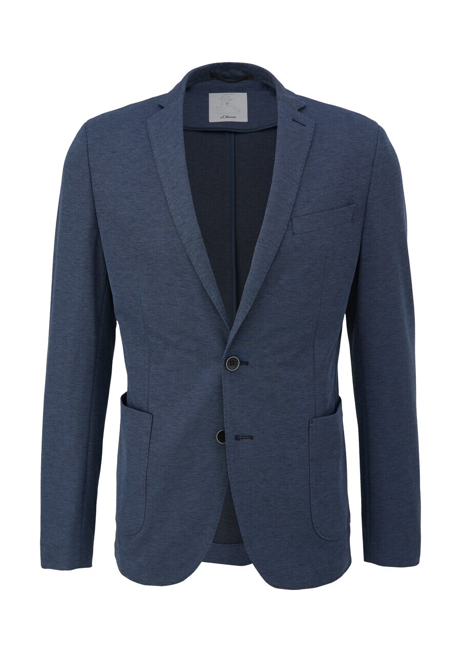 

Куртка s.Oliver BLACK LABEL Regular fit Suit Jacket, темно-синий
