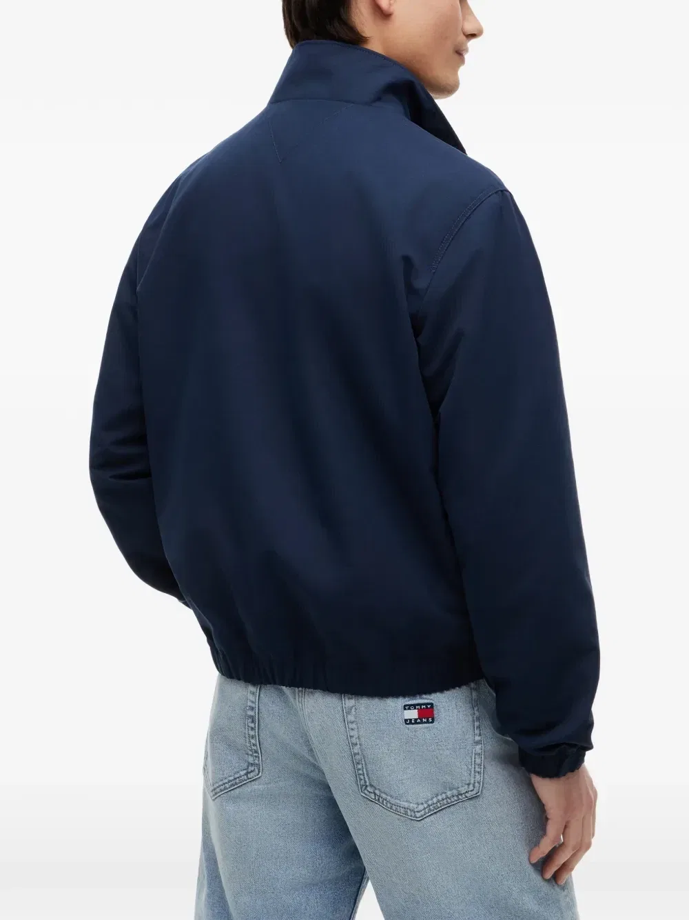 Куртка с высоким воротником и нашивкой-логотипом Tommy Hilfiger, синий — фото 4