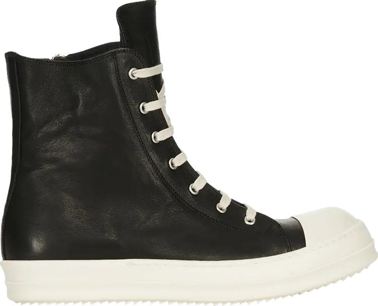 

Кроссовки Rick Owens Lido Sneakers 'Black Milk', черный