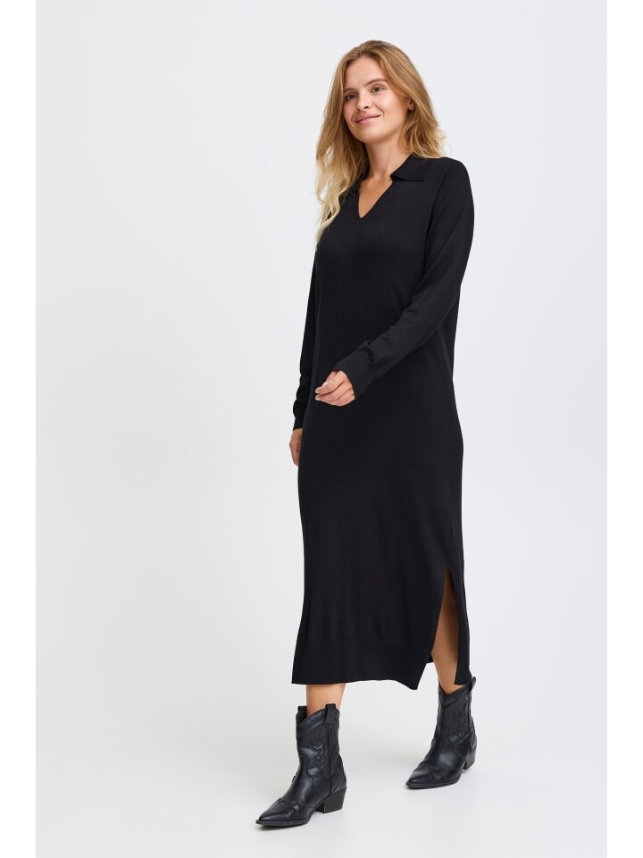 

Короткое платье PULZ Jeans Strick, черный