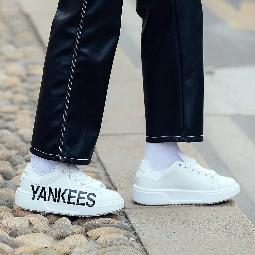 Мужские белые кроссовки Chunky Classic P NY от Mlb — фото 2