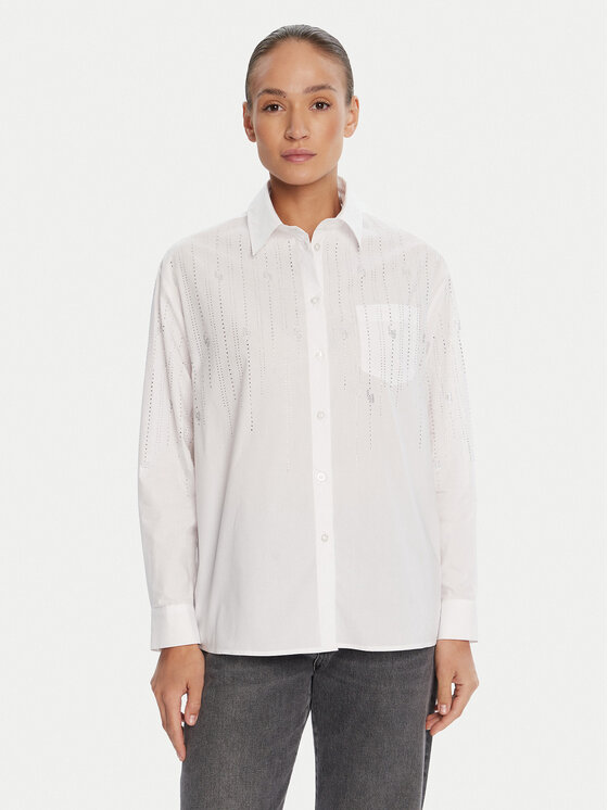 

Рубашка regular fit UF5240 T039A Liu Jo, белый
