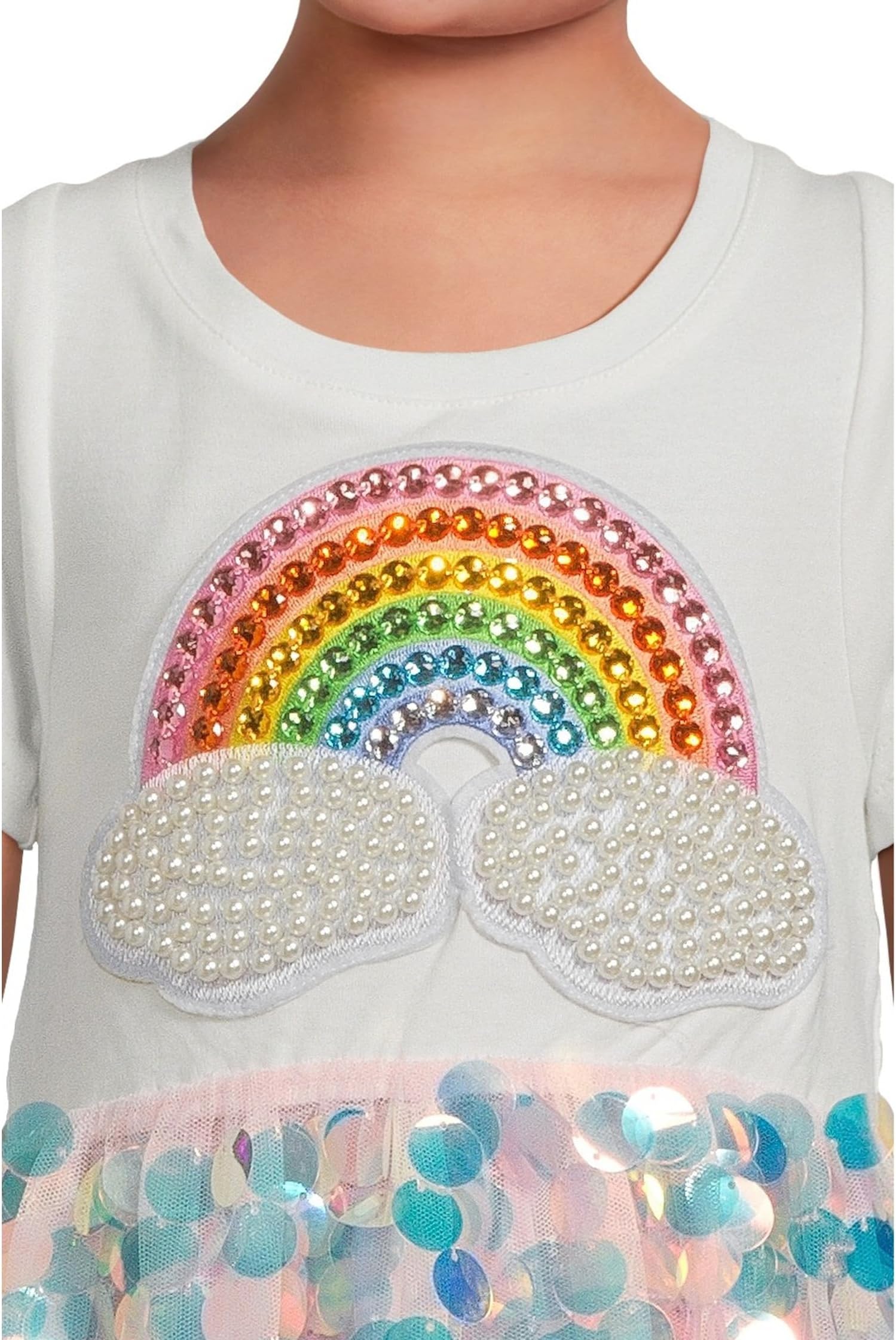 Платье Lola and The Boys Paillette Rainbow Magic Dress, цвет Multicolor — фото 3