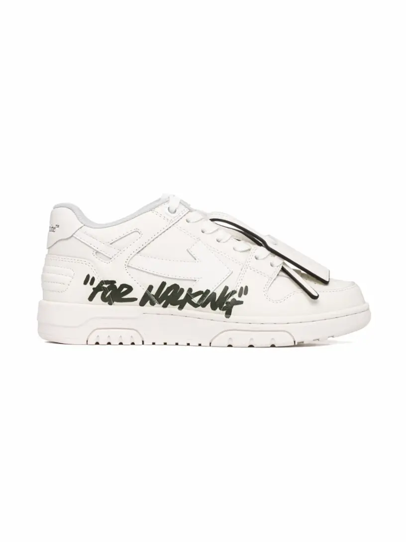 

Кожаные кроссовки Out of Office Off-White, белый