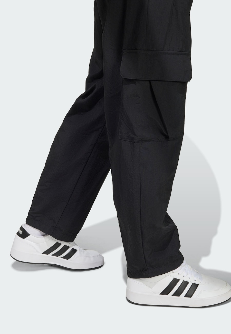 Свободные спортивные брюки ADIDAS SPORTSWEAR Future Icons, черный — фото 4