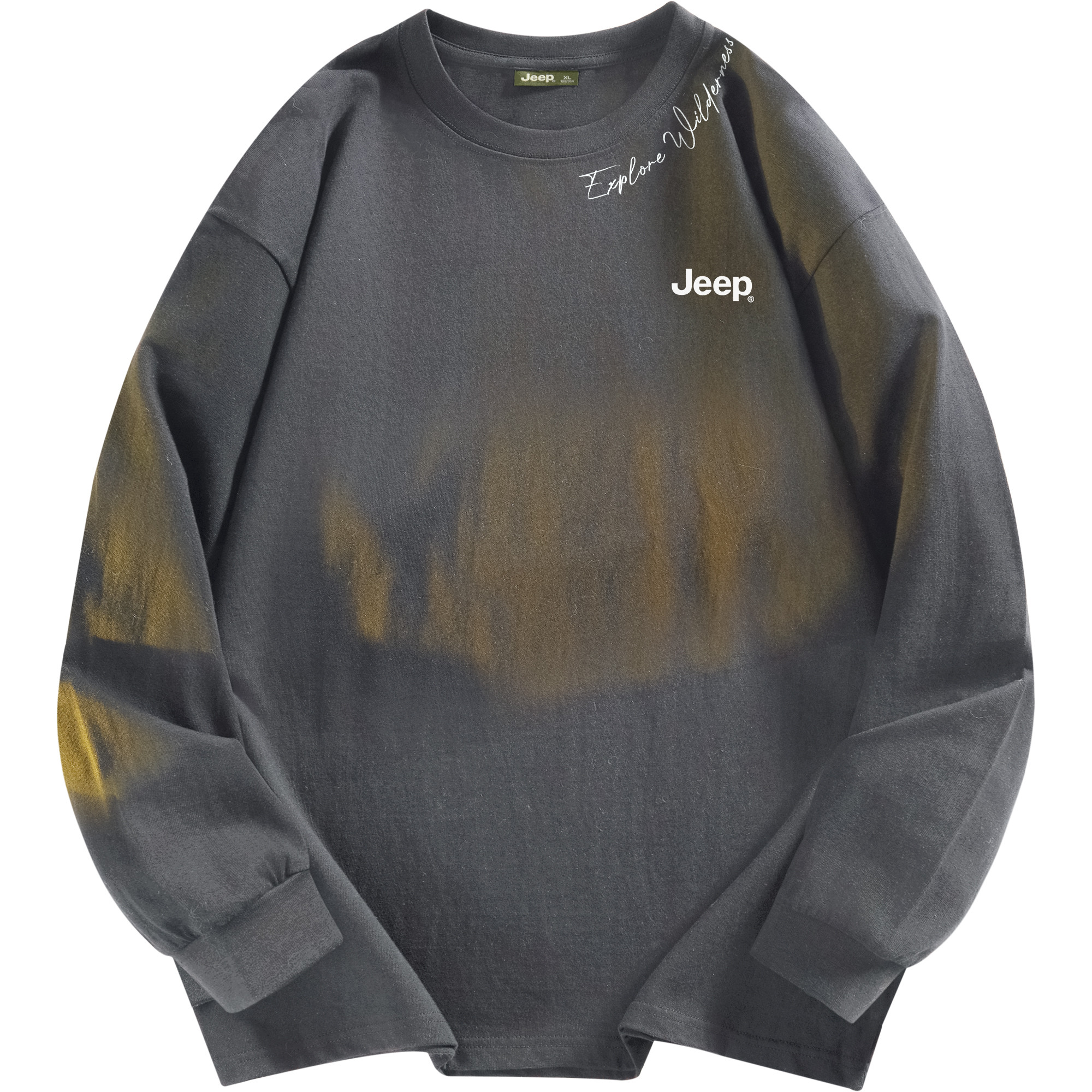 

Футболка Moxima Lifestyle Unisex Jeep, темно-серый long-sleeved t-shirt