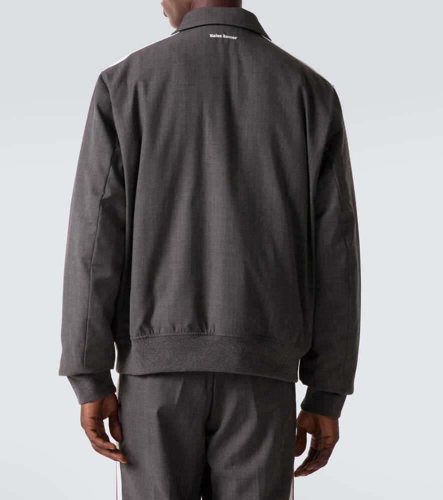 Wales Bonner блузон из шерстяной смеси Adidas, Dark Grey Heather — фото 4