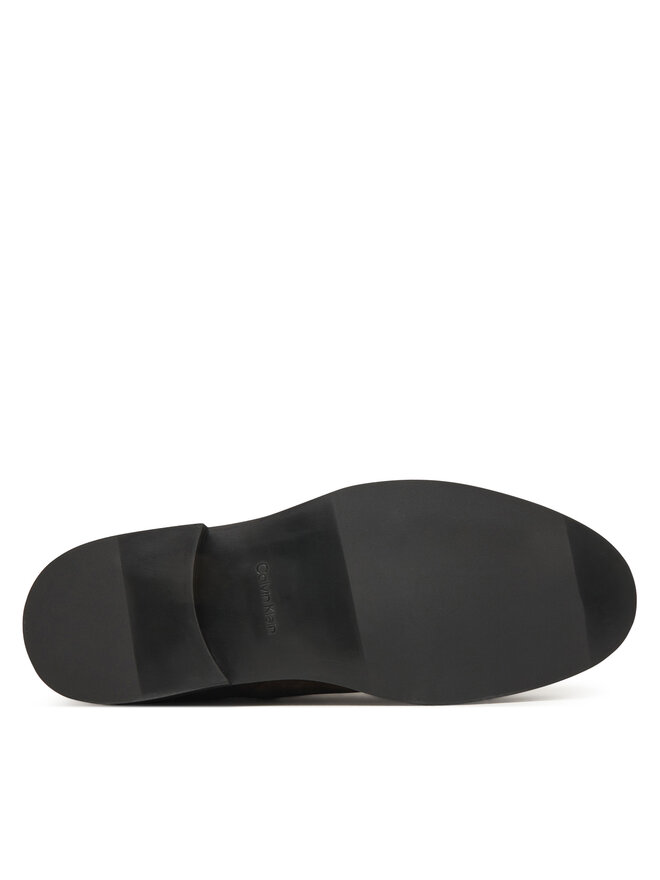 Классические ботильоны Ess Rubber Chelsea Su HM0HM02055 Calvin Klein, коричневый — фото 4