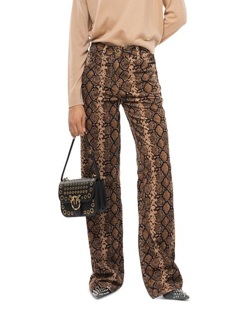 

Брюки Pingu Pantalone PINKO, цвет Brown