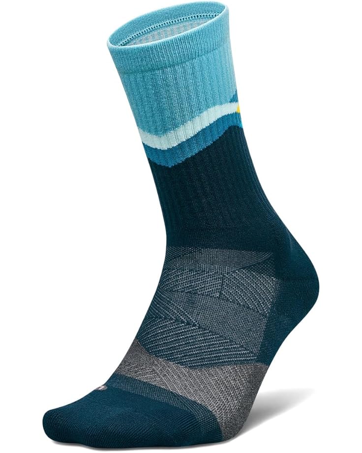 

Унисекс носки Feetures Trail Max Cushion Mini Crew, Mountain High Blue