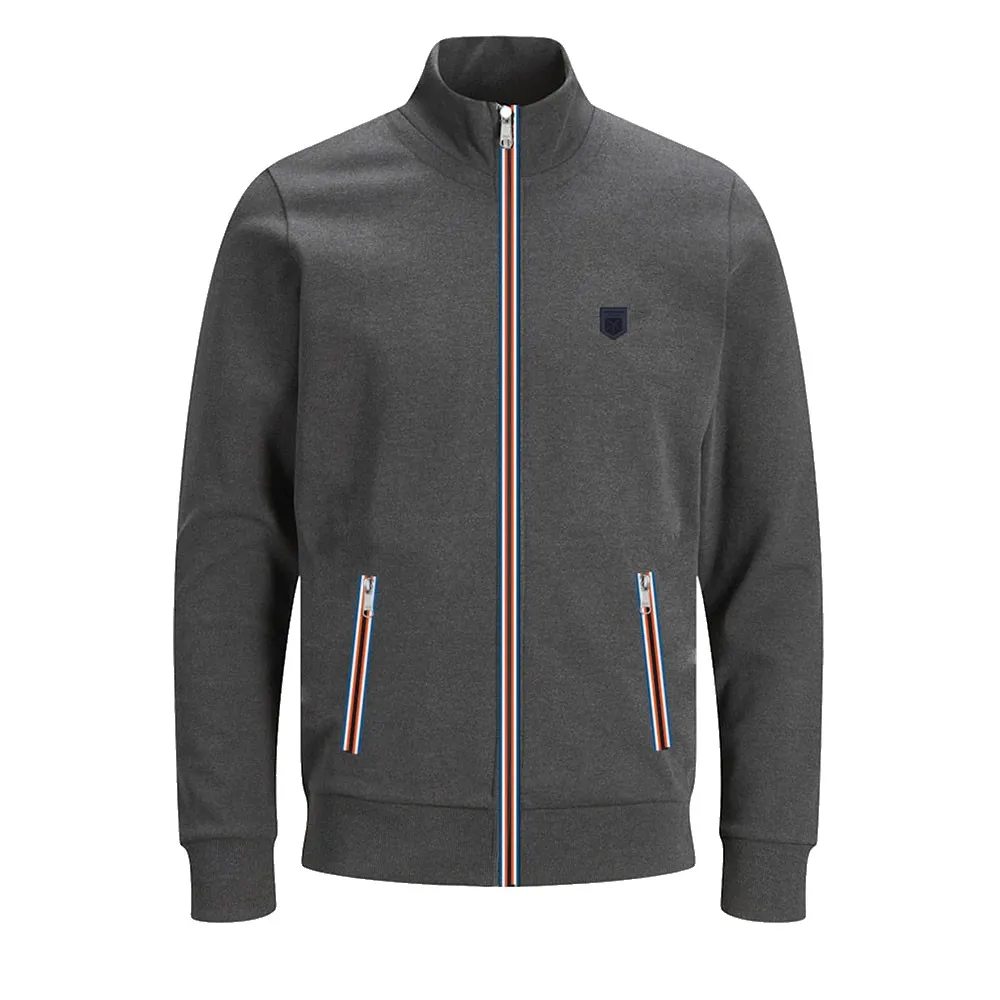 

Толстовка Jack & Jones Ronaldo full zip, серый