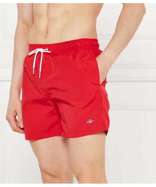 

Пляжные шорты Regular fit Gant, красный