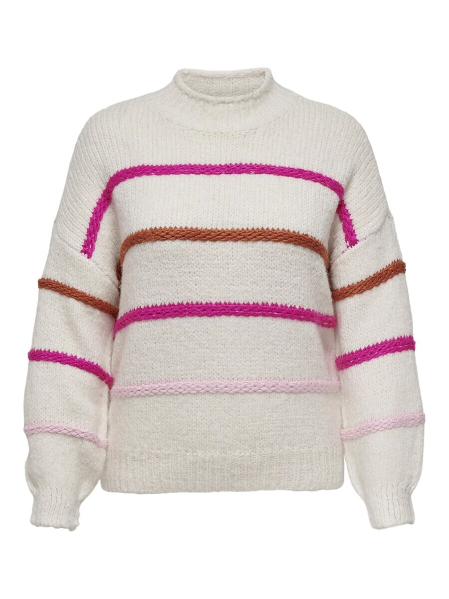 

Тонкий вязаный свитер ONLY Carmakoma Sweater, серый