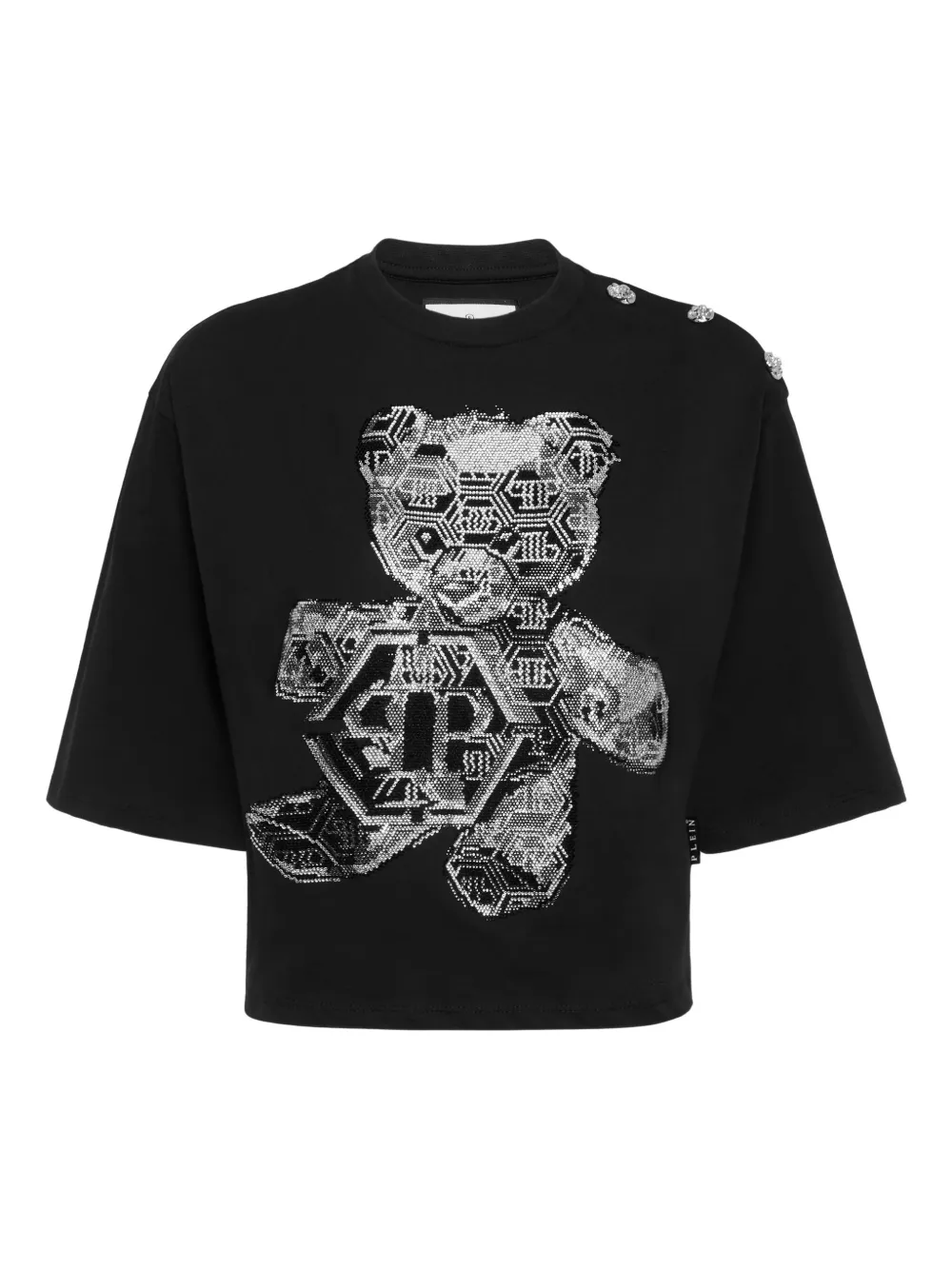 

Футболка с кристаллами Philipp Plein, черный