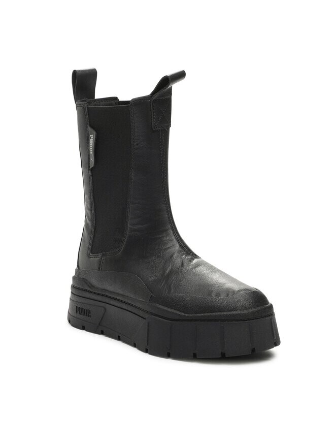 Ботинки на плоской подошве Mayze Stack Chelsea Wns 386272 Puma, черный — фото 2