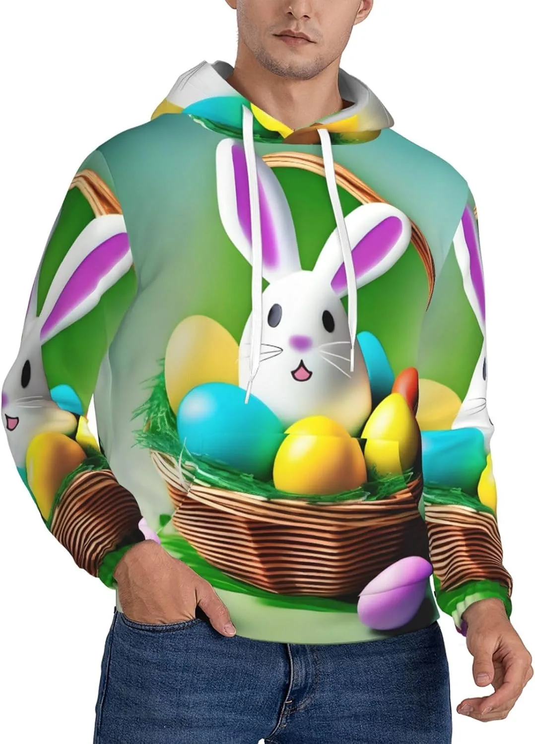 

Мужская флисовая толстовка с капюшоном Easter Joy Print SSYGHT