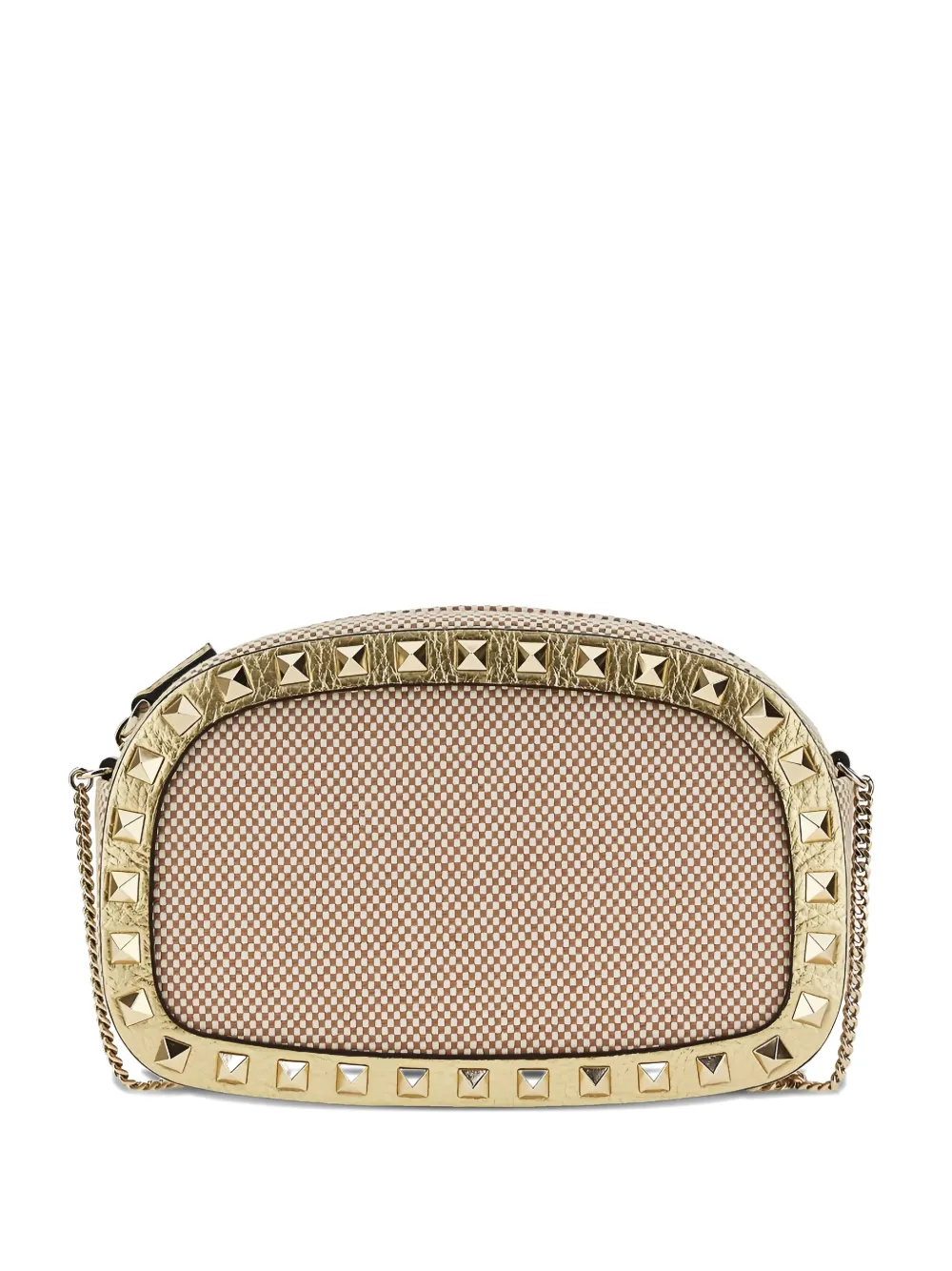 

Мини-сумка на плечо с декоративными заклёпками Valentino Garavani, золотистый