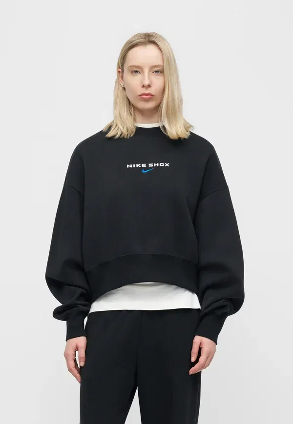 Толстовка Nike Sportswear Shox Crew, черный — фото 4