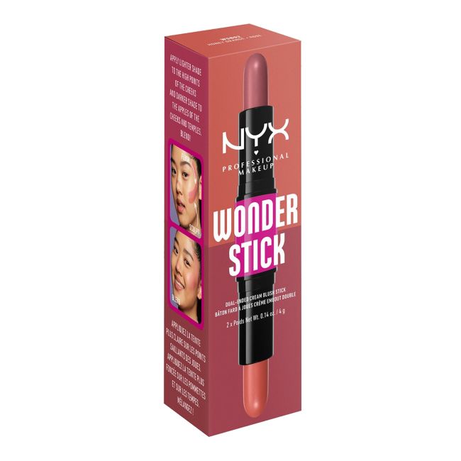 

Двусторонний карандаш для румян Wonder Stick NYX Professional Makeup, цвет honey orange rose, 2 x 4 гр