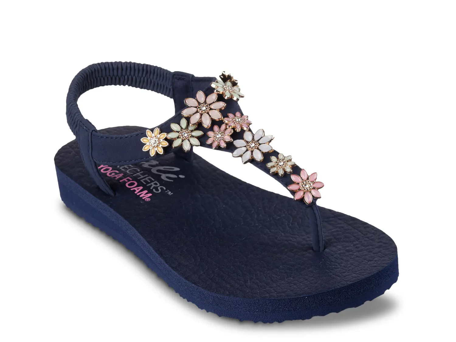 

Сандалии Cali Meditation Happy Daisies Sandal Skechers, темно-синий