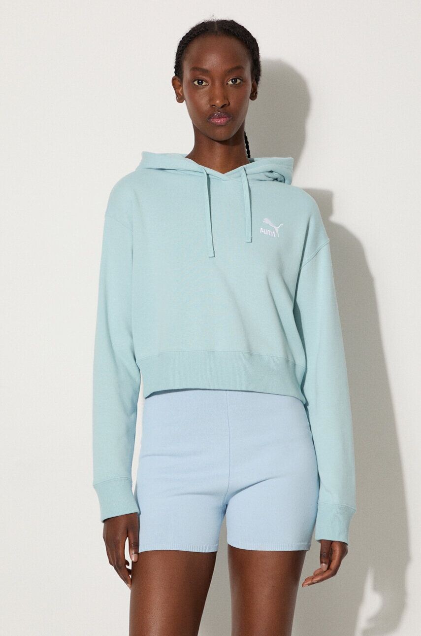 

Хлопковая толстовка Puma BETTER CLASSIC, синий