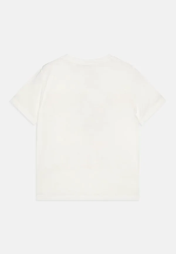 Футболка унисекс с принтом медузы и гирляндой Versace, White/Gold — фото 2