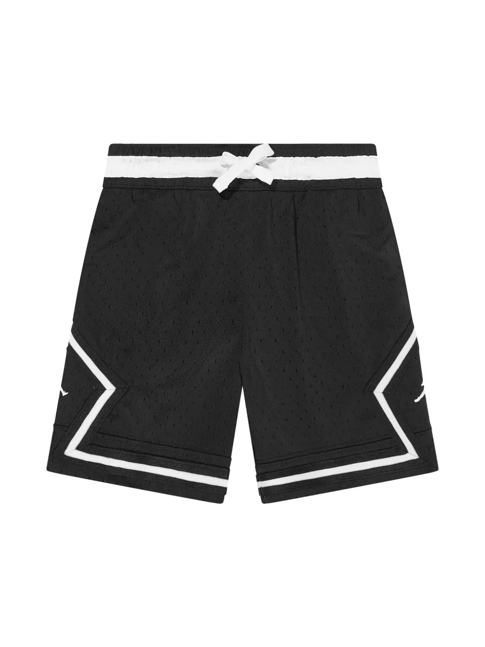 Спортивные шорты Dri-fit с ромбовидным рисунком Jordan Kids, черный