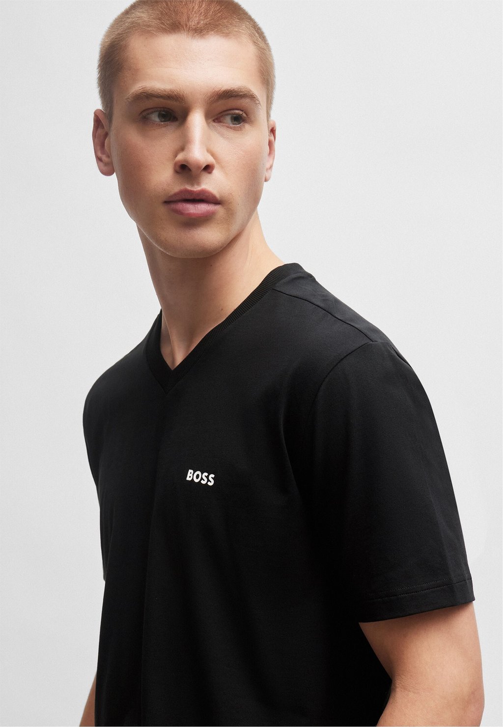 

Базовая футболка HERREN T-SHIRT BOSS, черный
