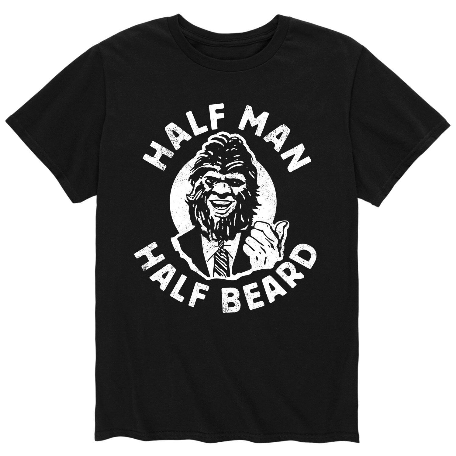 

Мужская футболка Half Man Half Beard Licensed Character