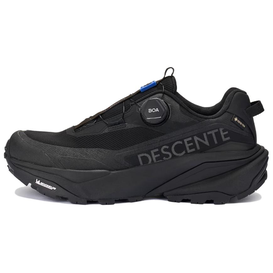 

DESCENTE Мужские треккинговые ботинки SKI STYLE с низким верхом, противоскользящие и износостойкие, водонепроницаемые, черные