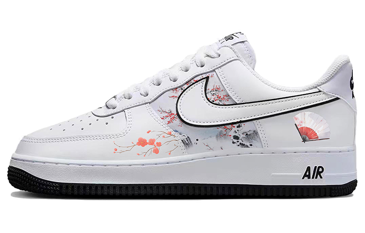 

Кроссовки Nike Air Force 1 Skateboarding Shoes Men Low-top White/red, белый