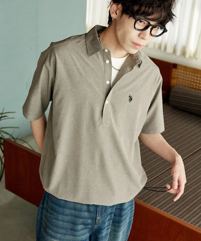 Одноточечный пуловер, ограниченная серия U.S. Polo Assn., gray — фото 4