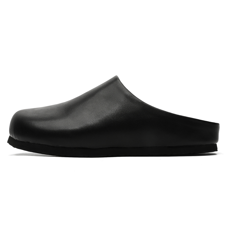 

Journey of Inspiration Мужские тапочки Black с противоскользящей резиновой подошвой, устойчивой к истиранию, и защитным мыском