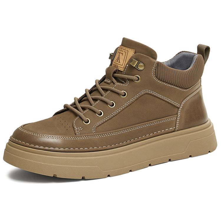 

Мужские скейтбордистские кроссовки средней высоты Tata, коричневый (unlined)