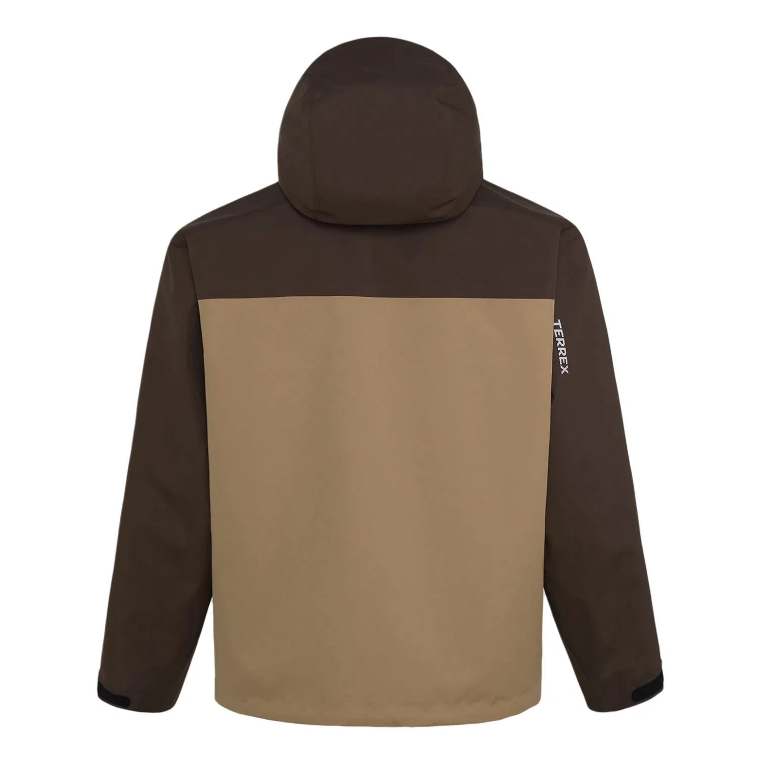 Ветровка Adidas Terrex Unisex коричневая с желтым — фото 3