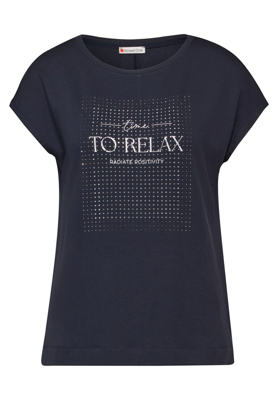 

Футболка STREET ONE Shirt, темно-синий