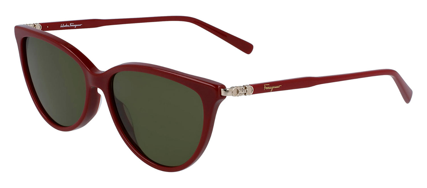 

Солнцезащитные очки Ferragamo SF 2870S 604 «кошачий глаз» Salvatore Ferragamo, цвет multi
