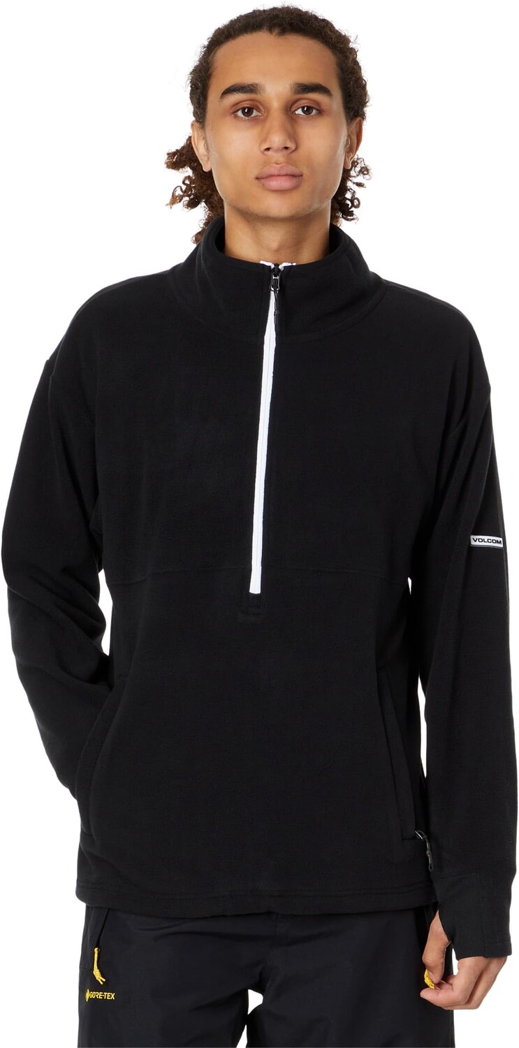 

Куртка Polar Fleece Mock 1/2 Zip Volcom Snow, черный