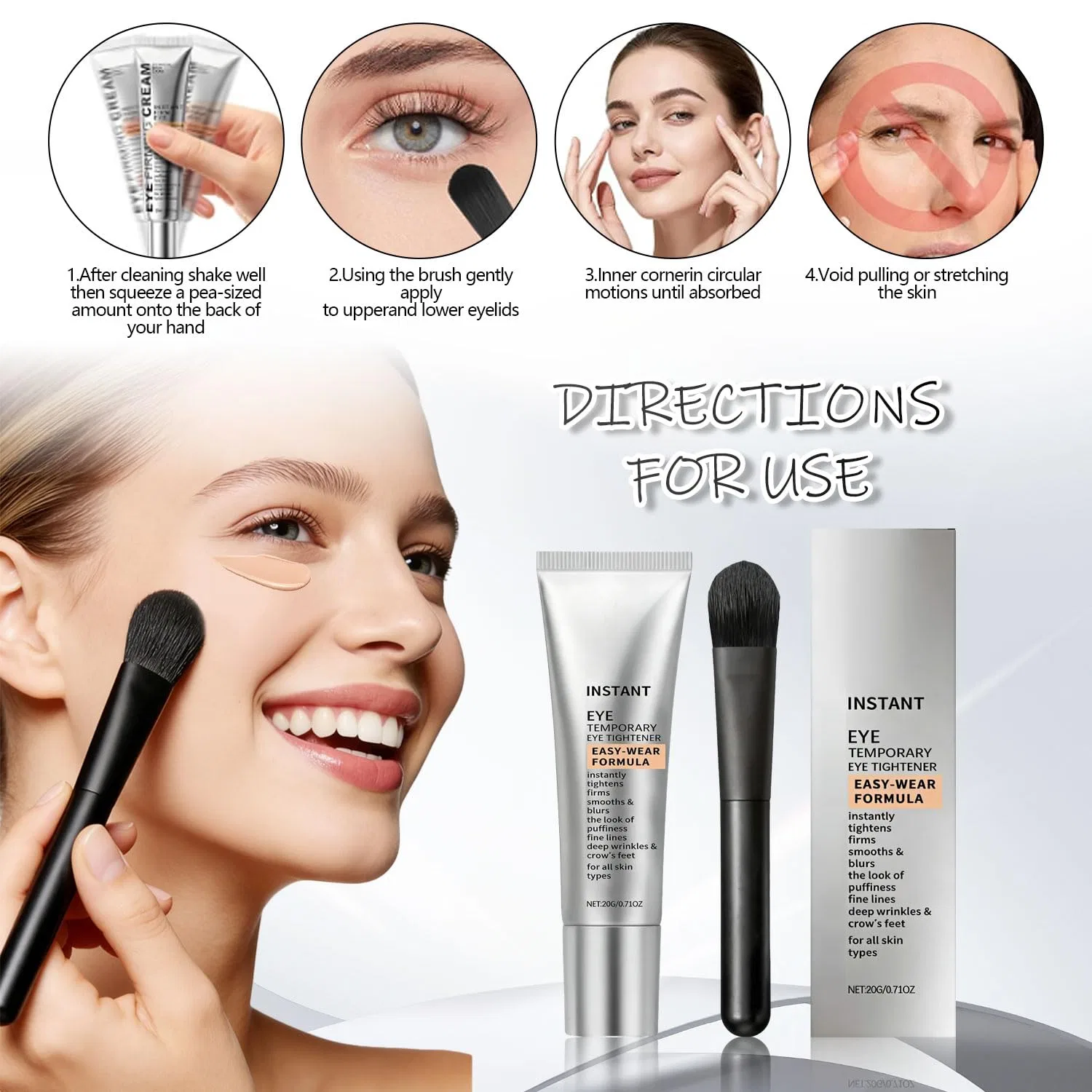 Крем для век U5L от темных кругов и отеков Generisch — фото 4