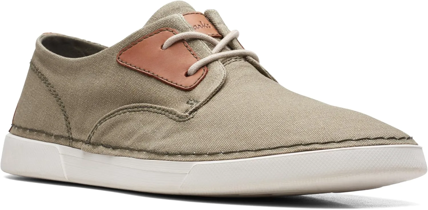 Мужские кроссовки Clarks Gereld Tie, оливковый — фото 4