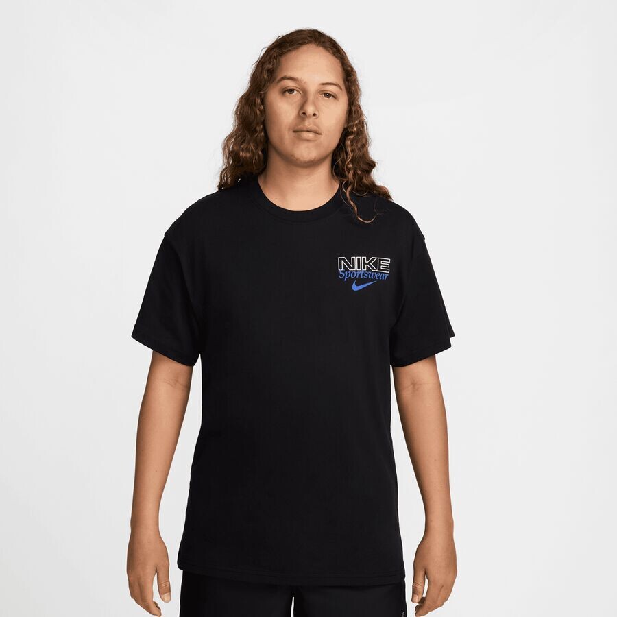 

Спортивная футболка с рисунком NIKE, цвет black
