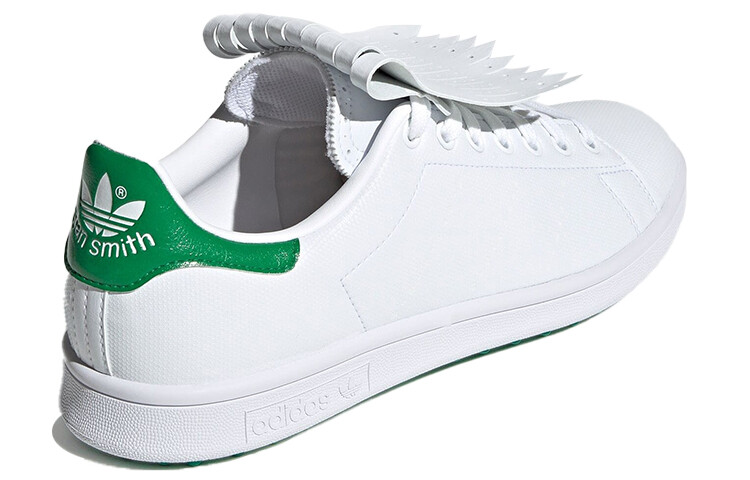 Кроссовки Adidas Originals Stan Smith Golf Spikeless White Green — фото 4
