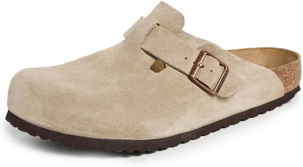 

Унисекс сабо Birkenstock Boston с мягкой стелькой, бежевый