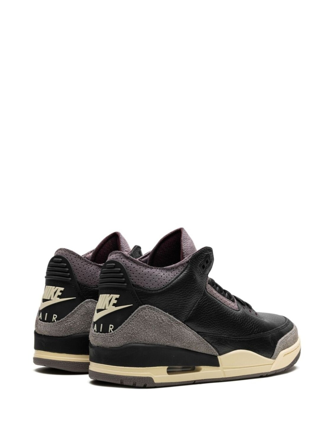 Jordan кроссовки A Ma Maniere Air 3 "Black", черный — фото 3