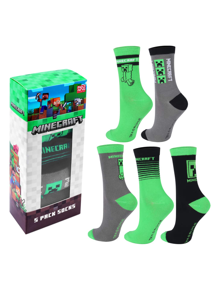 

Носки Minecraft, красочный