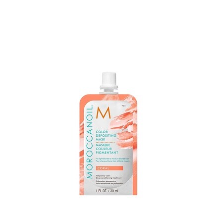 

Пакет цветной маски, коралловый, 1 жидкая унция, Moroccanoil