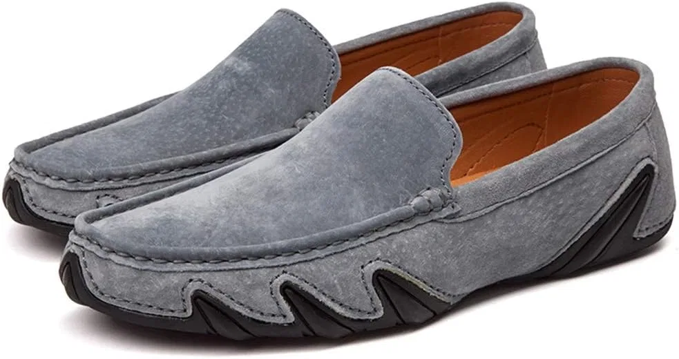 Лоферы мужские Penny Loafers, Grey TEDALIHAO — фото 4